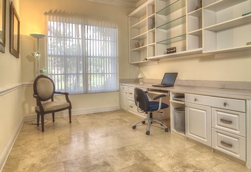 Repaired Travertine Floor