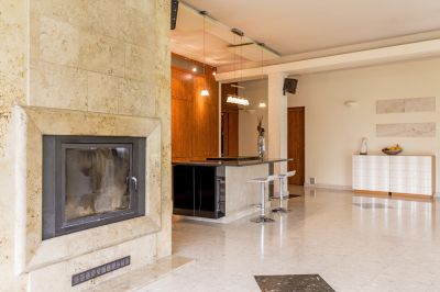 Travertine is Used for Floors, Showers, Walls, and Counters