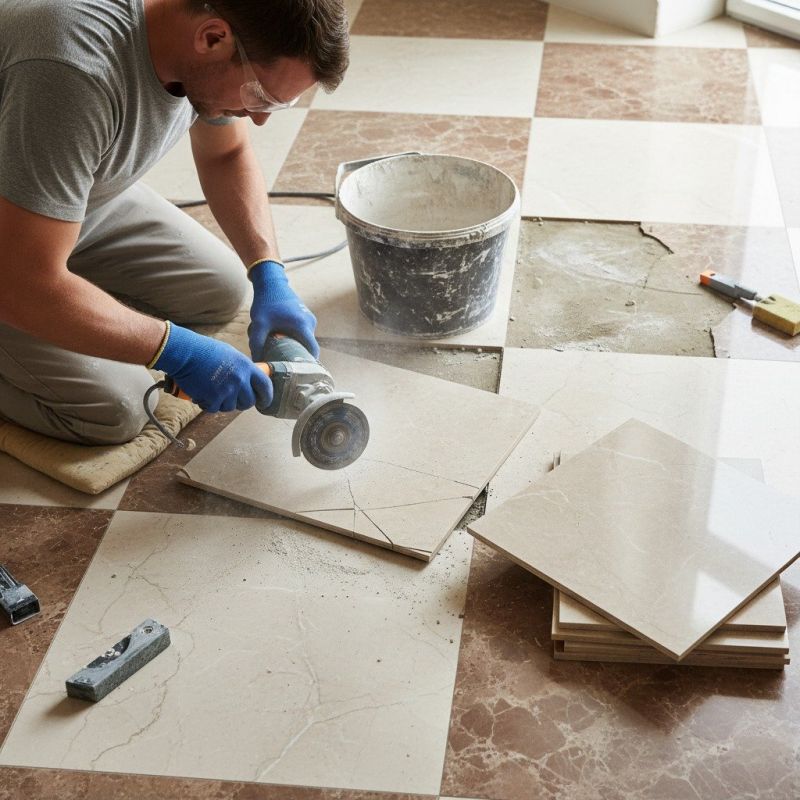 Local Travertine Tile Repair pros at work